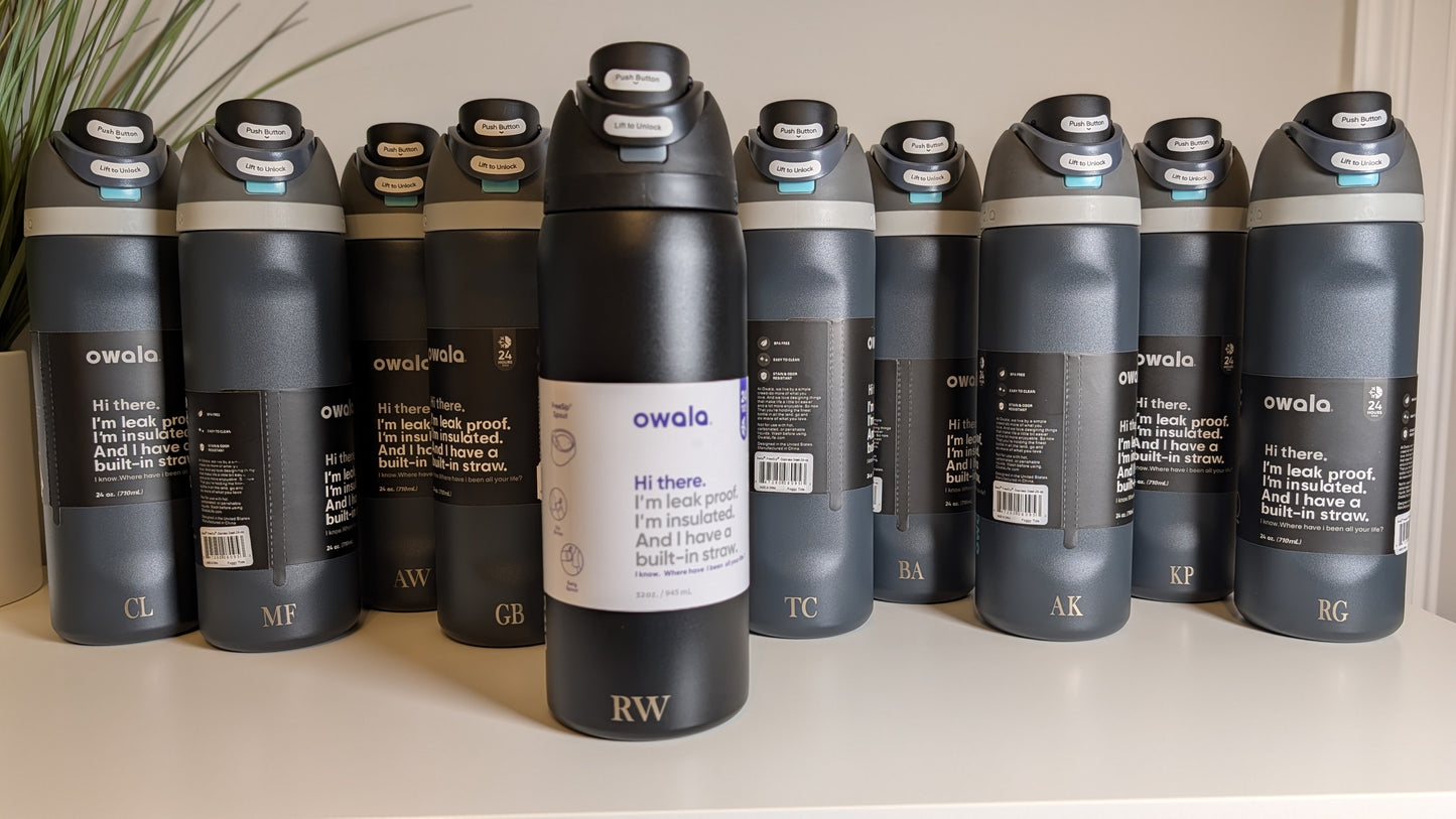 Custom Engraved Water Bottles