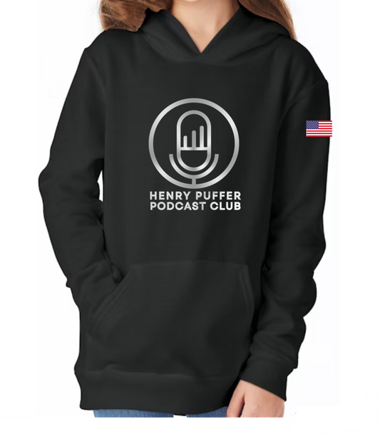 Henry Puffer Podcast Hoodie Black