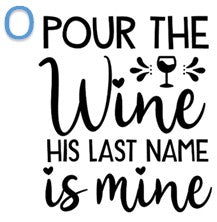 For the Bride On Cloud Wine