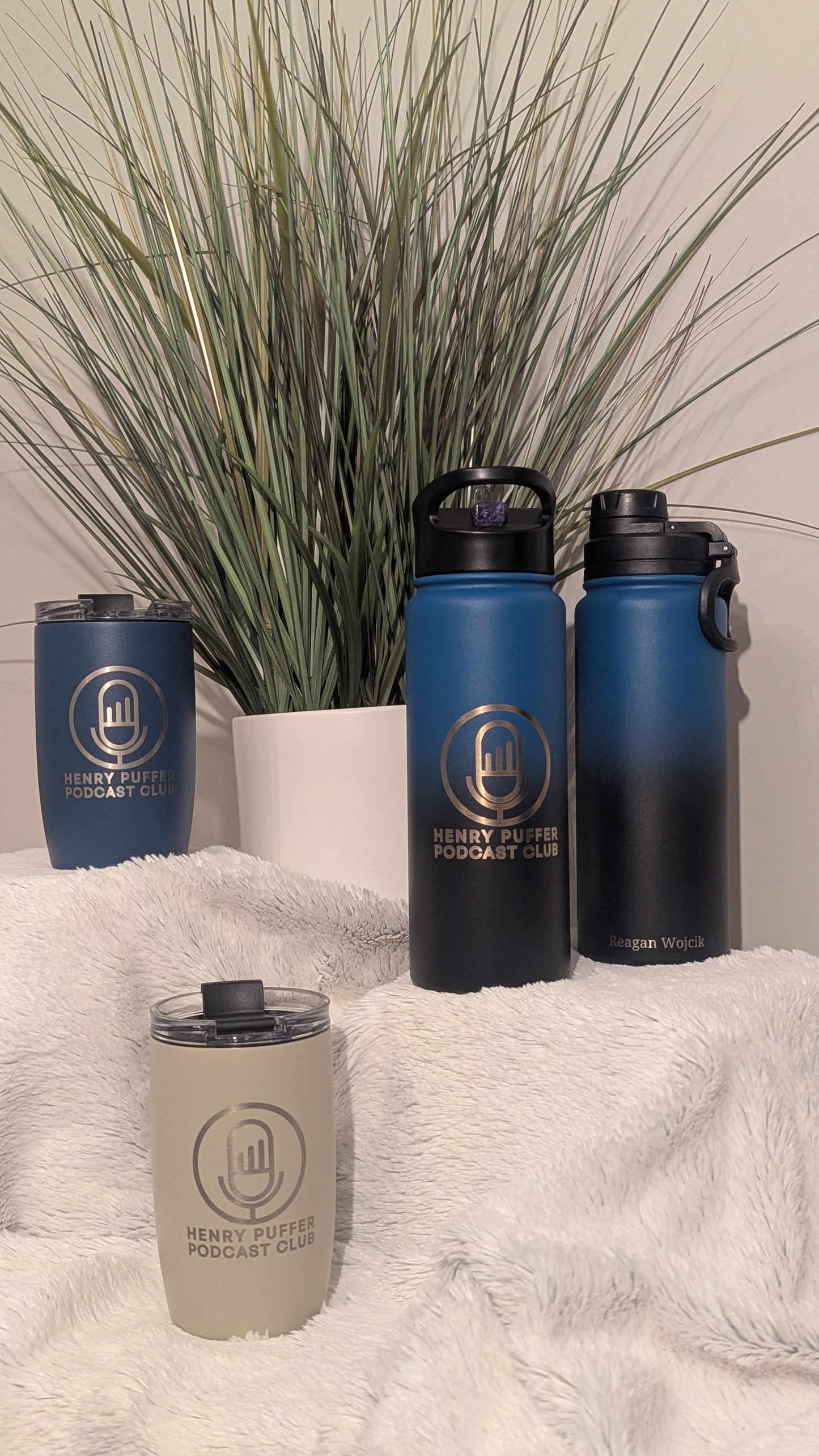 Henry Puffer PODCAST Water Bottle