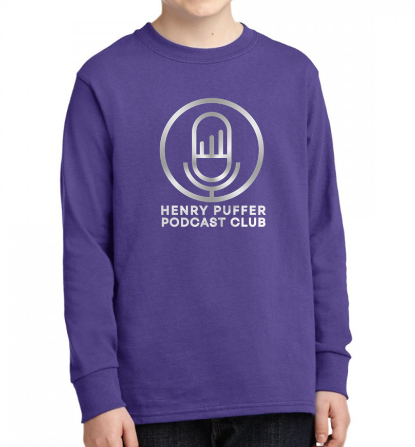 Henry Puffer Podcast Long Sleeve Purple