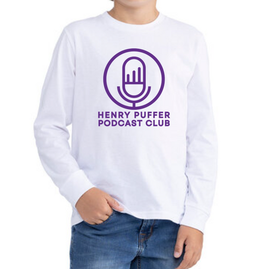 Henry Puffer Podcast Long Sleeve White