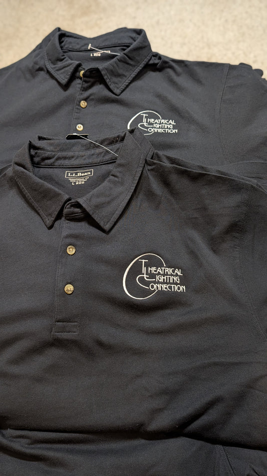 LL Bean Polo & TLC Embroidered Logo