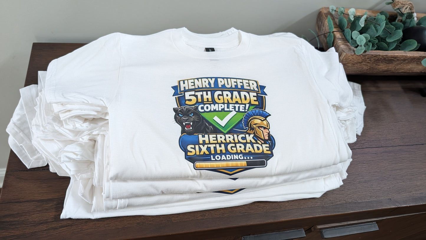 Henry Puffer 5th Grade T-Shirt